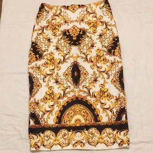 ECI Midi Pencil Skirt Sz S